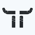 Unterlagen für Lenkerband Ergon Orthocell Top Pads black