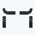 Unterlagen für Lenkerband Ergon Orthocell Top Pads black 2