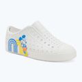 Native Jefferson Print Disney Jr Kinder Turnschuhe Schale weiß/Schale weiß/positiv mickey