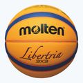 Molten Basketball B33T5000 FIBA 3x3 gelb/blau Größe 3 2
