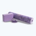 Yoga-Set Myga Chakra Yoga Set mat + block + purple strap 2