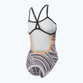 Einteiler Badeanzug Damen ZONE3 Kona Speed Strap Back tribal print/black/ white/orange 5