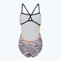Einteiler Badeanzug Damen ZONE3 Kona Speed Strap Back tribal print/black/ white/orange 2