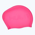 HUUB Badekappe langes Haar neon pink