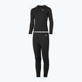 Kinder-Thermowäsche-Set Mizuno Mid Top&Bottom schwarz
