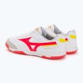 Mizuno Morelia Sala Classic IN weiß/flery coral2/bolt2 Herren Fußballschuhe 3