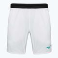 Herren Tennisshorts Mizuno Mugen 8 In Amplify weiß