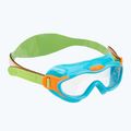 Speedo Sea Squad Kinderschwimmmaske Jr azurblau/fluo grün/fluo orange/klar