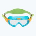 Speedo Sea Squad Kinderschwimmmaske Jr azurblau/fluo grün/fluo orange/klar 2