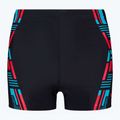 Herren Speedo Tech Print Badeshorts schwarz/orange