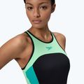 Damen-Einteiler Badeanzug Speedo High Neck Splice Cross Back turquoise gem 5