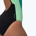 Damen-Einteiler Badeanzug Speedo High Neck Splice Cross Back turquoise gem 7