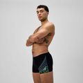 Herren-Schwimmshorts Speedo Medley Logo Aquashort schwarz/alfalfa grün 4