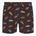 Herren Nike Multi Print 5" Volley Badeshorts barock braun 5
