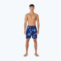 Herren Nike Fine Floral 7" Volley Badeshorts midnight navy 2