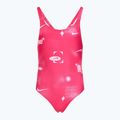 Einteiliger Kinder-Badeanzug Nike Hydrastrong Fastback rush pink