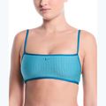 Oberteil des Badeanzugs Nike Ripple Texture Bralette Classic Bikini bleached turquoise