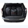 Gepäckträgertaschen-Set KJUST Peugeot 3008 2016+ 4 Stk. Schwarz 13
