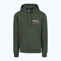 Herren Pitbull Troublemaker Sweatshirt mit Kapuze altgrün 3