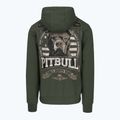 Herren Pitbull Troublemaker Sweatshirt mit Kapuze altgrün 4