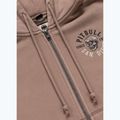 Damen-Hoodie Pitbull Skull Surf Hooded Zip chocolate mousse 9