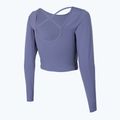 Damen Yoga-Oberteil 4F H4Z22-TSDL019 blau 4