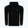 Herren Octagon Stripe Hoodie schwarz