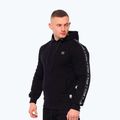 Herren Sweatshirt Octagon Stripe schwarz