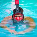 Vollgesichtsmaske zum Schnorcheln AQUASTIC rot SMA-01SC 4