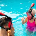Vollgesichtsmaske zum Schnorcheln AQUASTIC rot SMA-01SC 7