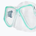 AQUASTIC Schnorchelset Maske + Schnorchel blau MSA-01N 8