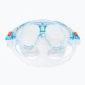 AQUASTIC Kinder-Schnorchelset Maske + Flossen + Schnorchel blau MSFK-01SN 15
