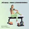 XTREXO BenchFit Lite Trainingsbank mit Ständer und Langhantel schwarz 2