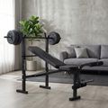 XTREXO BenchFit Lite Trainingsbank mit Ständer und Langhantel schwarz 6