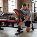 XTREXO BenchFit Max Trainingsbank mit Ständer und Gebetsstange schwarz 5
