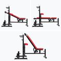 XTREXO BenchFit Max Trainingsbank mit Ständer und Gebetsstange schwarz 15