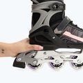 ATTABO Bladeroll Kinder Inline-Skates verstellbar schwarz/lila 8