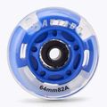Inliner Rollen Räder LED HUMBAKA Flashing Wheels 64 mm 4 Stk. Weiß