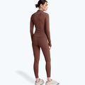 Damen Langarmshirt JOYINME Motion LS 1/4 Zip kastanienbraun 3
