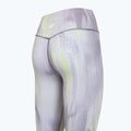 Damen-Trainingsleggings 4F Solar Punk FNK F454 light yellow allover 10
