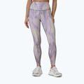 Damen-Trainingsleggings 4F Solar Punk FNK F454 light yellow allover