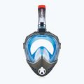 AQUA-SPEED Brizo Vollgesichtsmaske zum Schnorcheln + Kamerahalter schwarz/blau 2