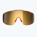 Sonnenbrille POC Devour prismane red/clarity road/Paartly sunny gold 2
