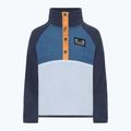 Didriksons Monte Half Button Kinder Fleece-Sweatshirt Wolke blau 7
