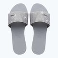 Damen-Flip-Flops Havaianas You Malta Metallic eisgrau 11
