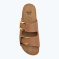 Damen-Pantoletten Scholl Montery 2 Straps Ad Med cognac 5