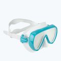 Tauchermaske Damen Cressi Honey 420 UV white/aquamarine/blue/orange