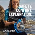 Schnorchelmaske Cressi Komodo Full Face blue/black 14