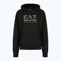 Herren EA7 Emporio Armani Zug Sichtbarkeit Hoodie schwarz / gold