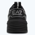 EA7 Emporio Armani Ace Runner Special dreifach schwarz / silberne Schuhe 6